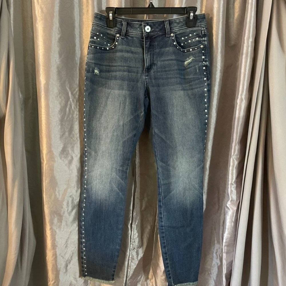 INC Studded Blue Jeans